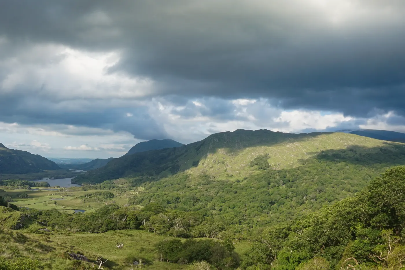 Vue lumineuse de Anneau du Kerry