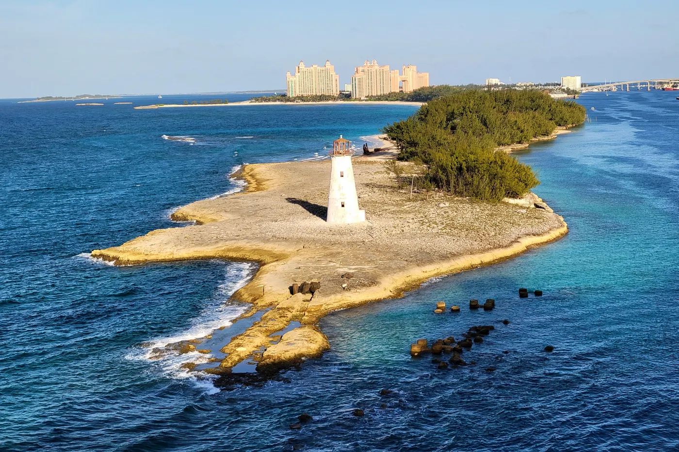 Vue lumineuse de Bahamas / Nassau