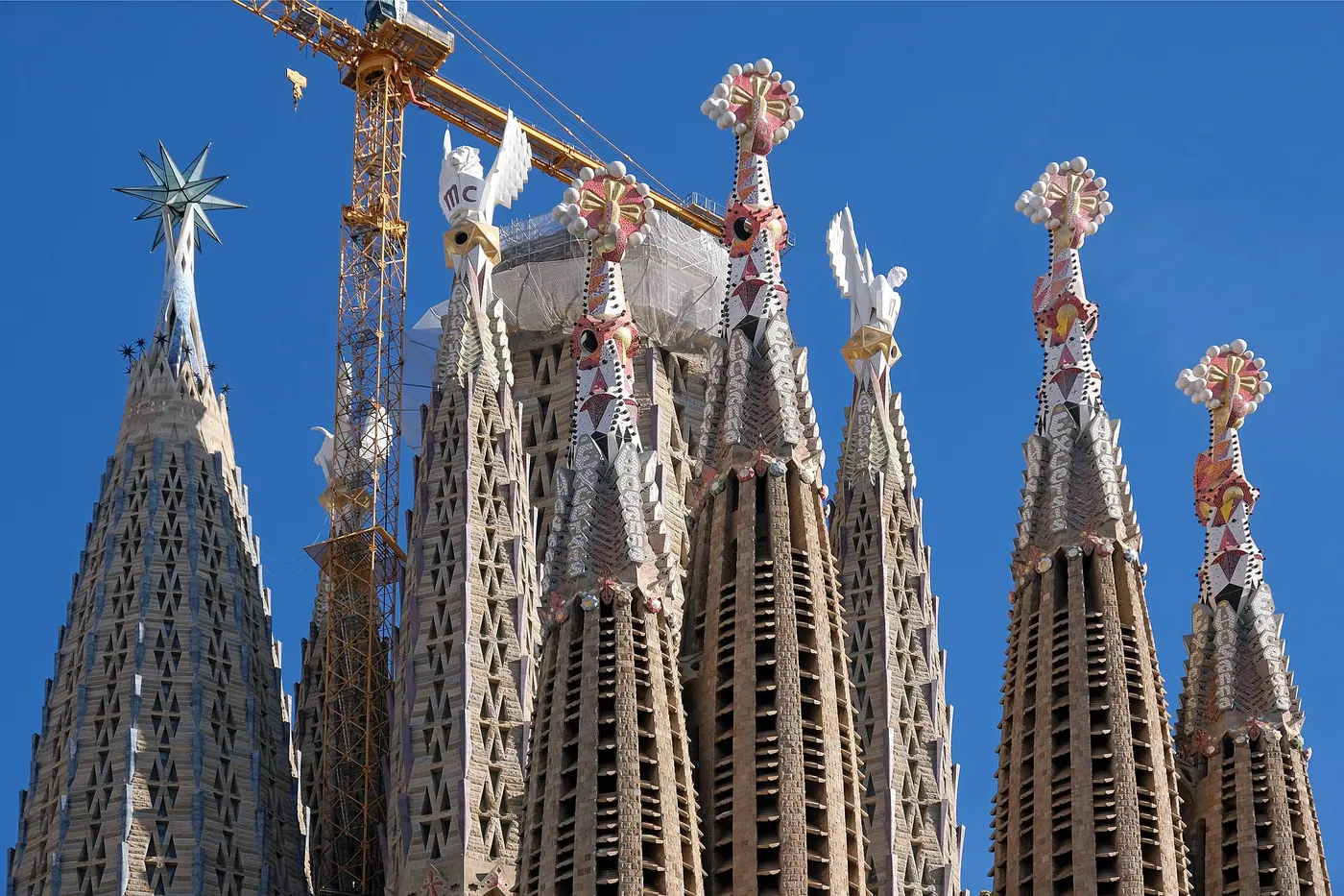 Vue lumineuse de Barcelone