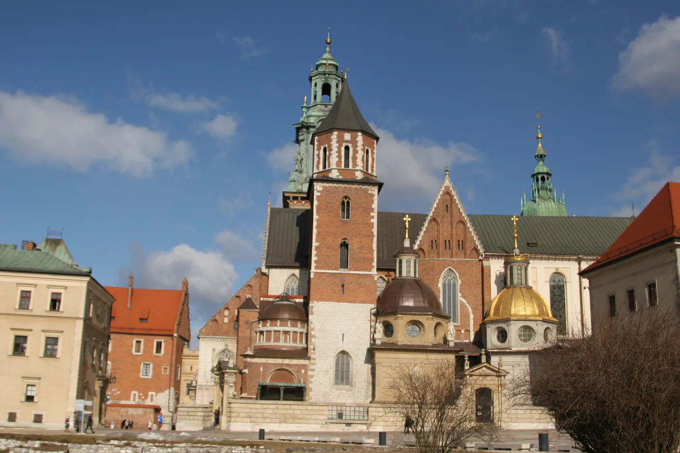 Vue lumineuse de Cracovie