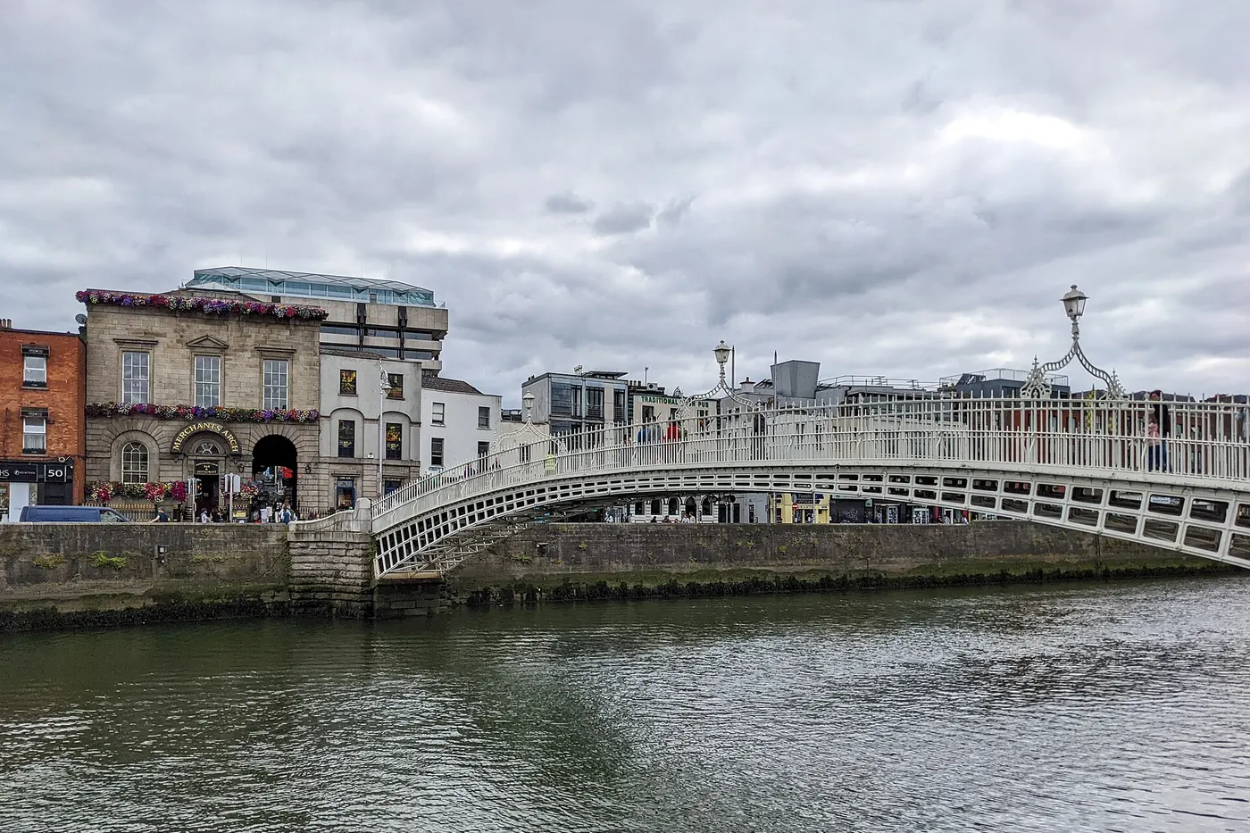 Vue lumineuse de Dublin