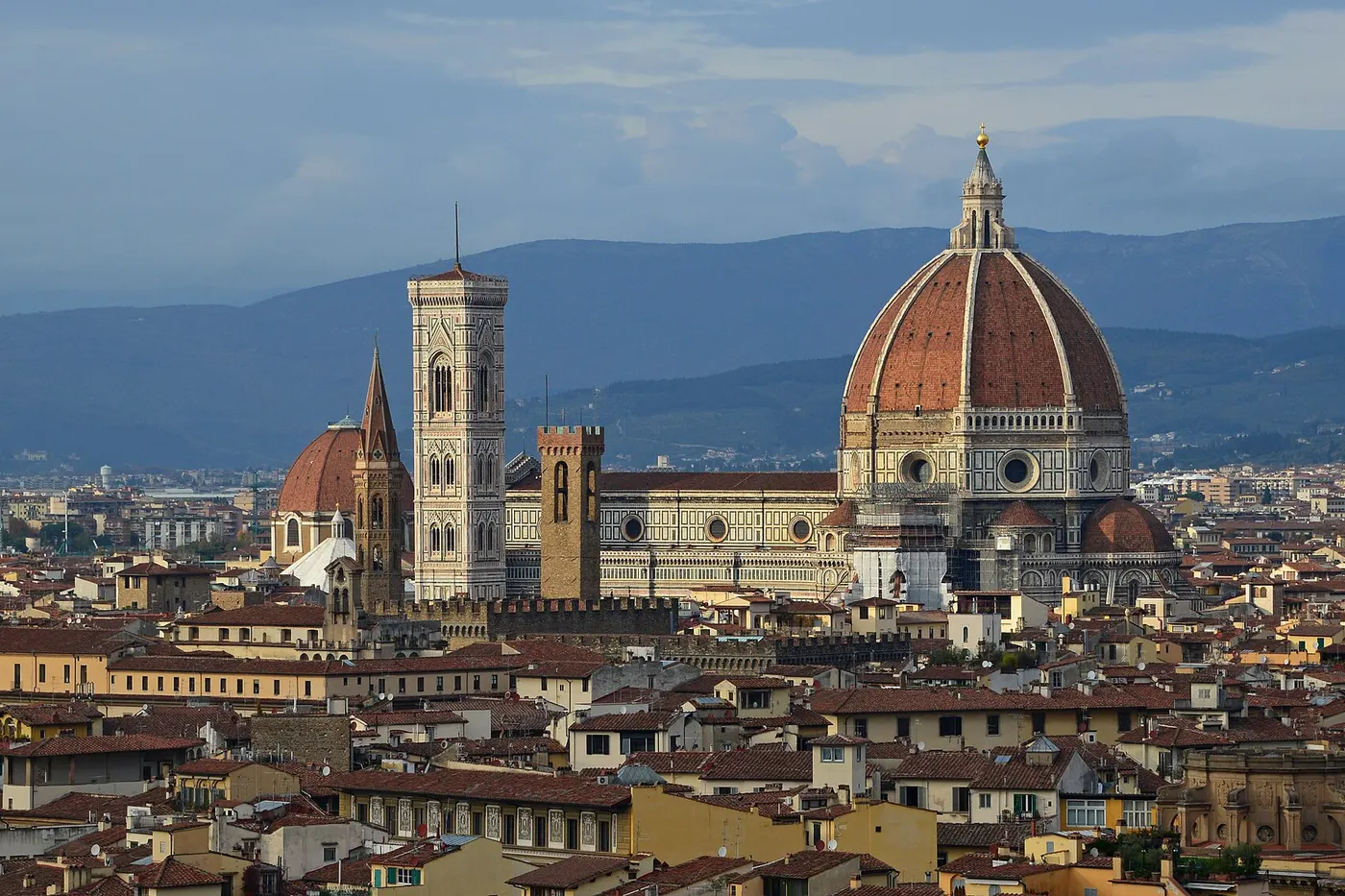 Vue lumineuse de Florence
