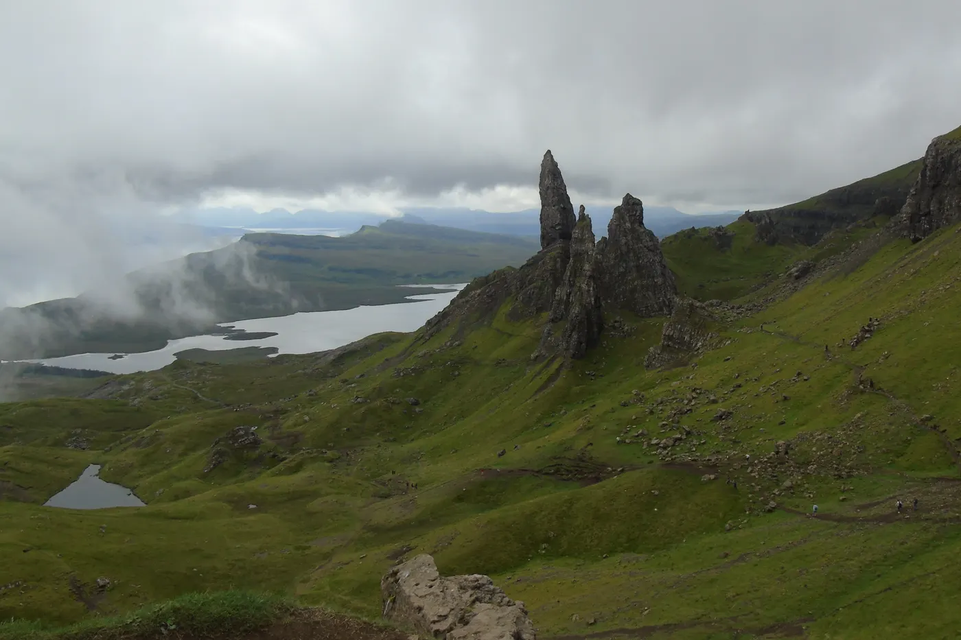 Vue lumineuse de Île de Skye
