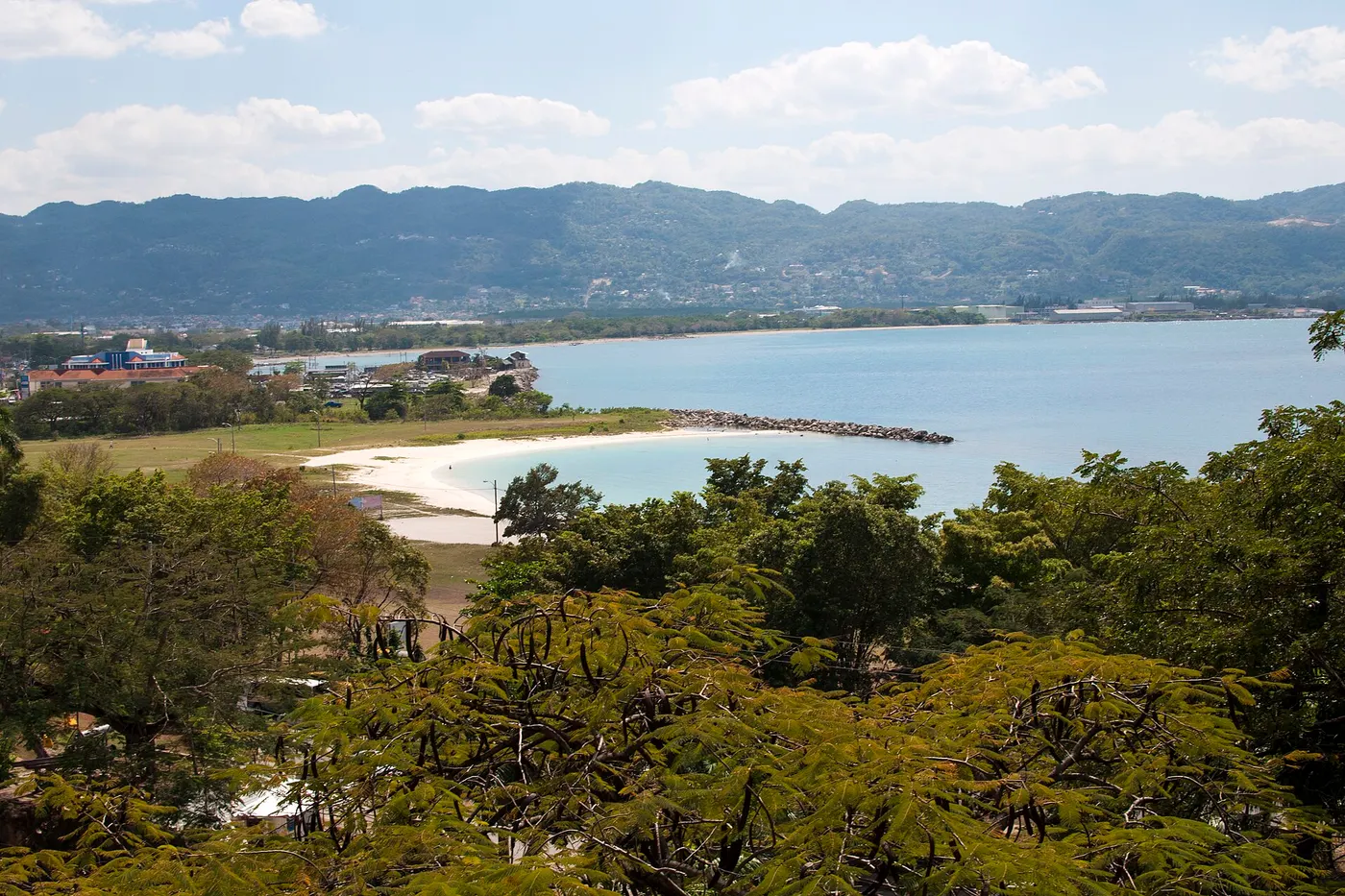 Vue lumineuse de Jamaïque / Montego Bay