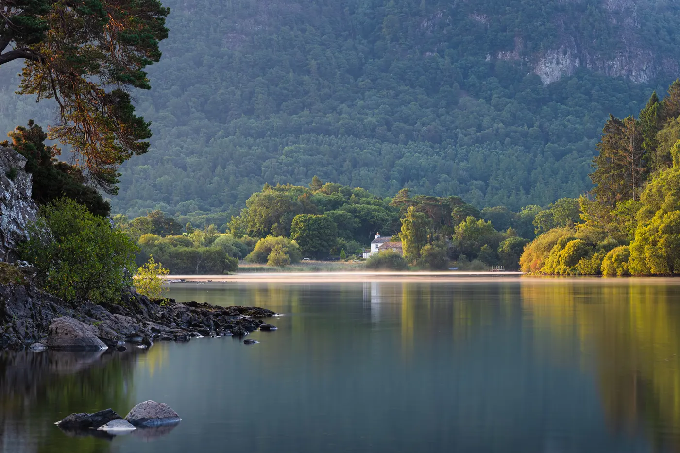 Vue lumineuse de Lake District
