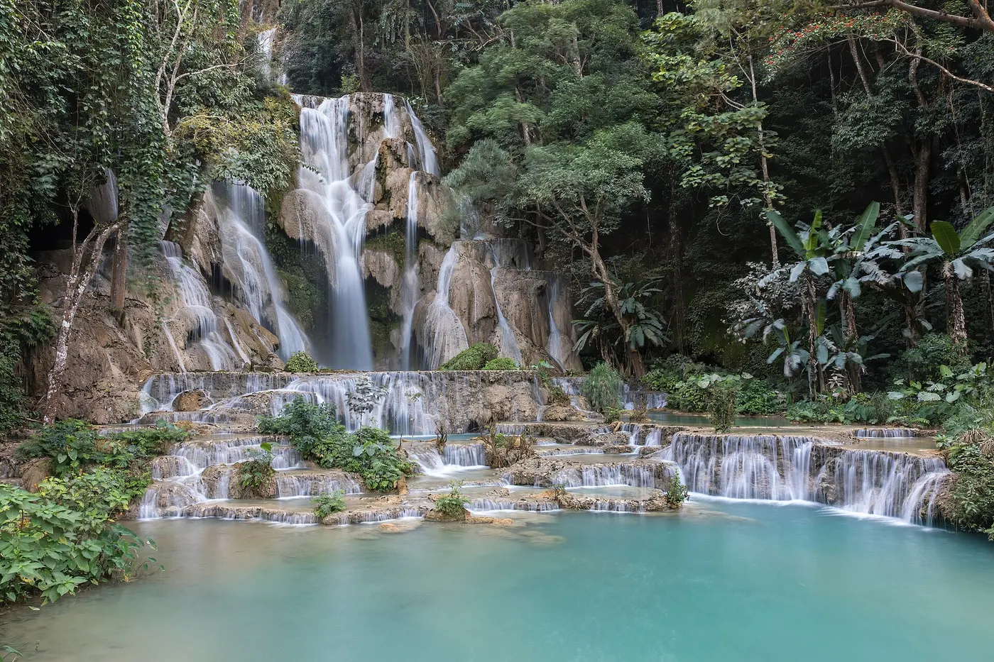 Vue lumineuse de Laos / Luang Prabang