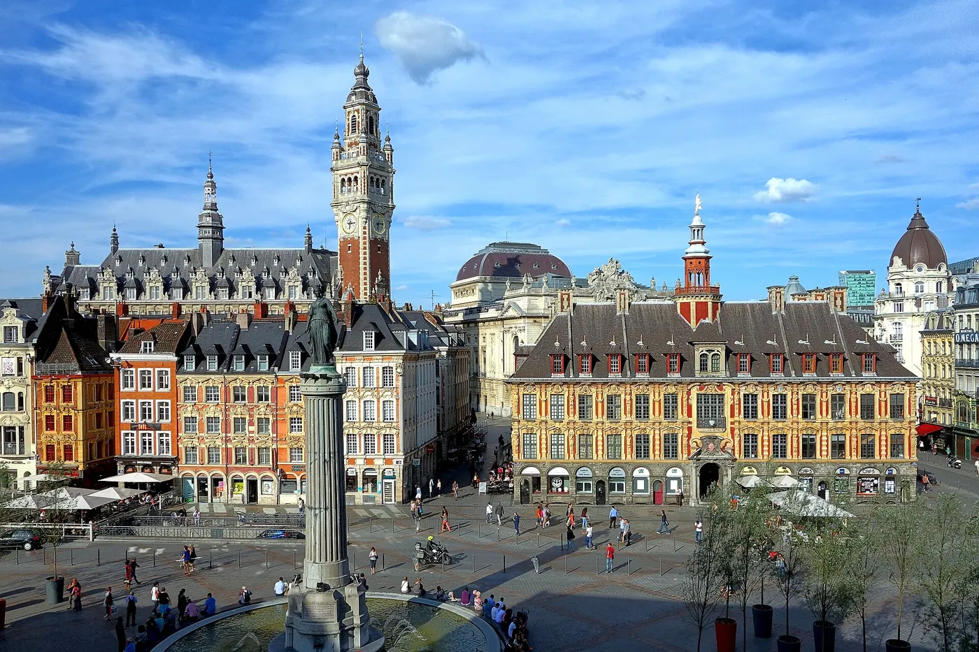 Vue lumineuse de Lille