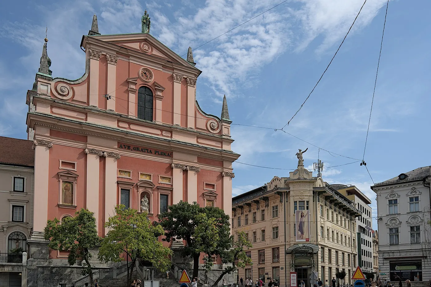 Vue lumineuse de Ljubljana