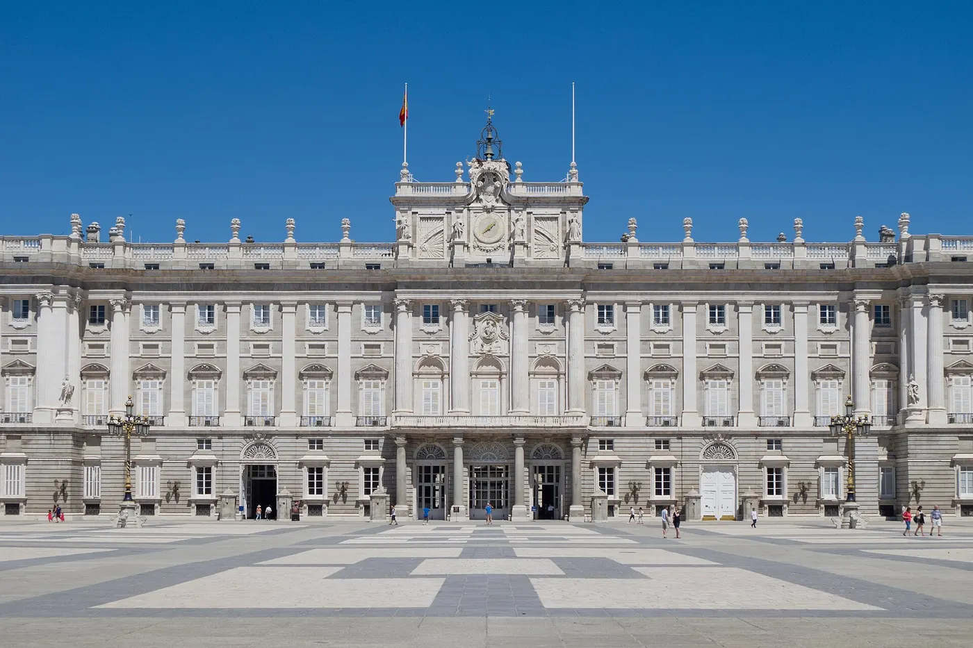 Vue lumineuse de Madrid