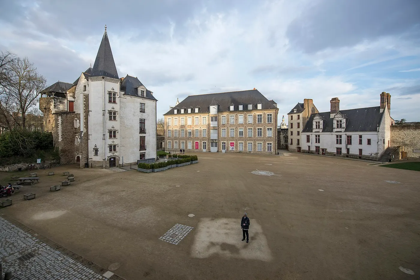 Vue lumineuse de Nantes