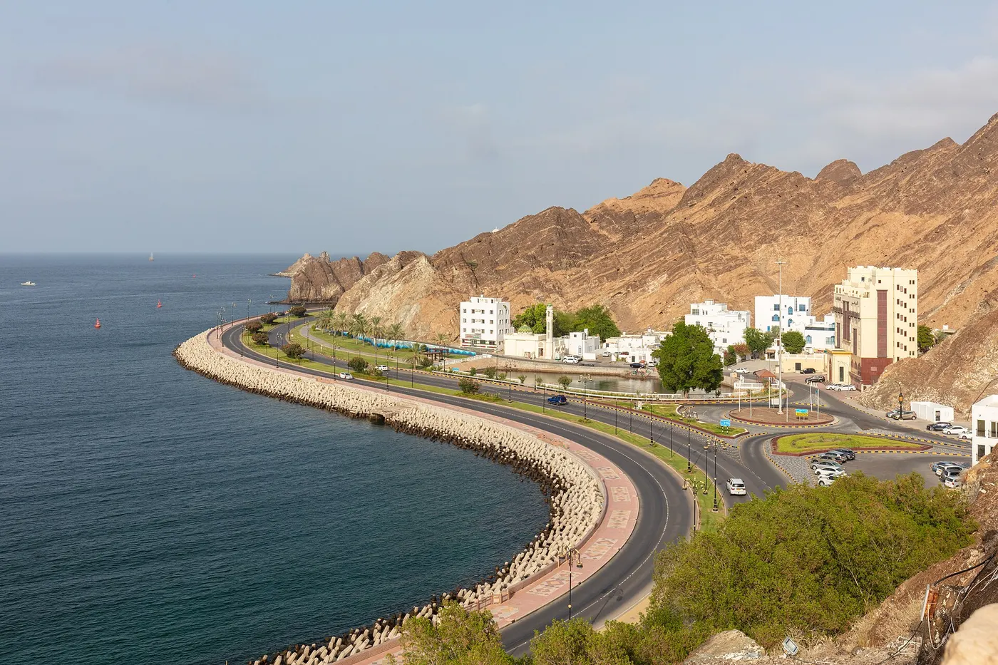 Vue lumineuse de Oman / Mascate