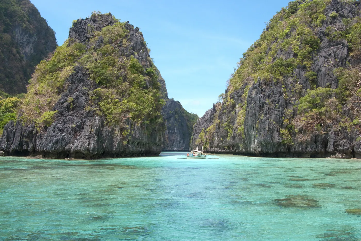 Vue lumineuse de Philippines / Palawan