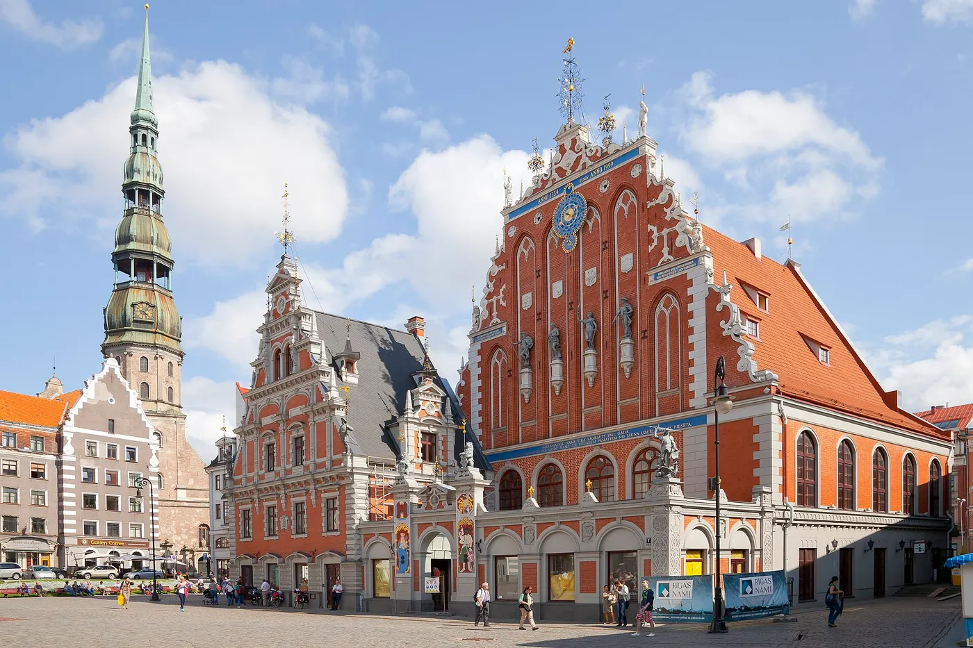 Vue lumineuse de Riga