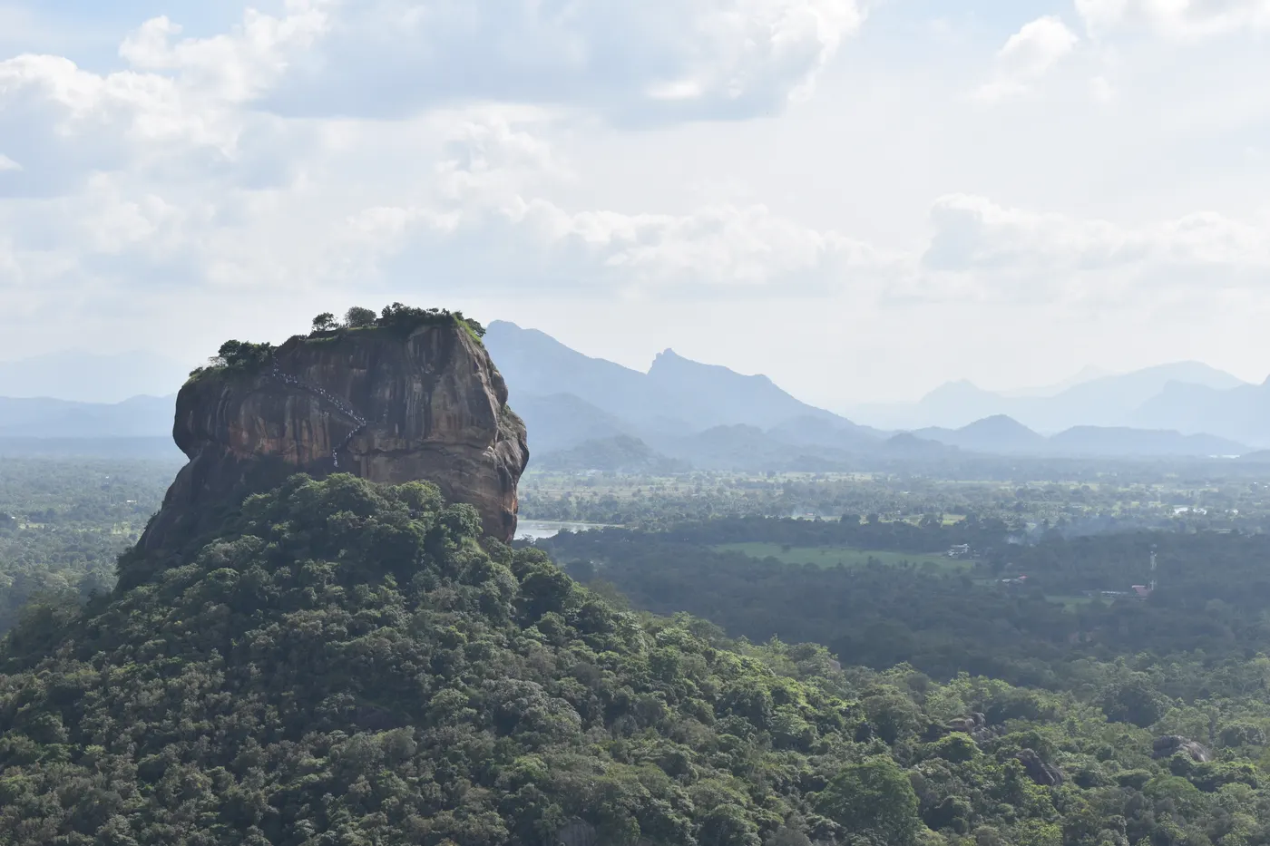 Vue lumineuse de Sri Lanka