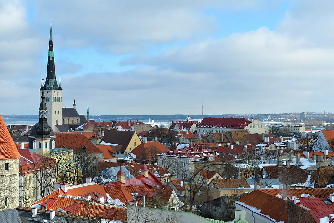Vue lumineuse de Tallinn