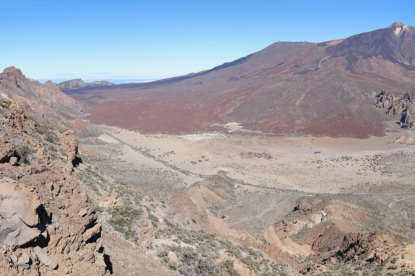 Vue lumineuse de Tenerife