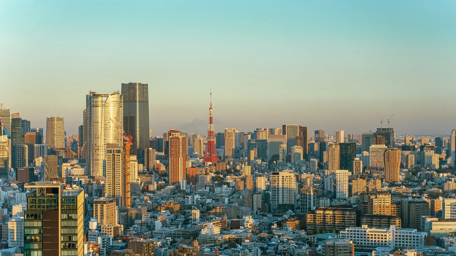 Vue lumineuse de Tokyo