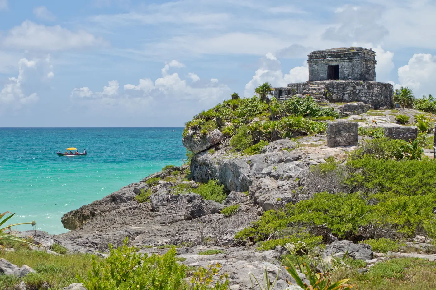Vue lumineuse de Yucatán / Cancún et Mérida